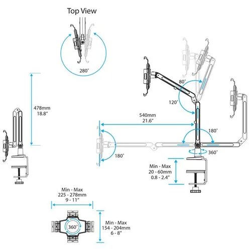 D StarTech TABLET STAND F. DESK