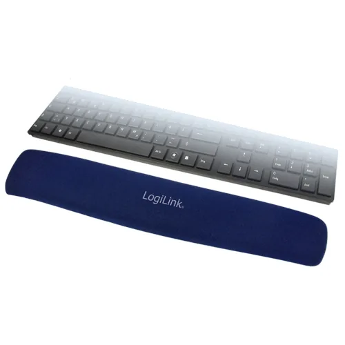 Logilink Handballenauflage Tastatur blau Gel