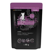 catz finefood Nassfutter Purrrr No.111 Lamm, 85 g - Tierbedürfnis: Verdauung - Magen & Darm - Geschmacksrichtung: Lamm - Zertifikate: Keine Zertifizierung - Fleischsorte: Lamm - Packungsgrösse: 85 g - Futtereigenschaft: Getreidefrei - Ohne künstliche Zusä