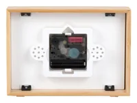 KARLSSON Wecker Tipico Mocha Brown - Betriebsart: Batteriebetrieb - Funksignal: Nein - Funktionen: Alarm - Weckfunktion - Ausstattung: Zeit - Displaytyp: Analog - Kein Display - Detailfarbe: Braun