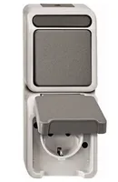 MERTEN MEG3495-8029 Kombination Schuko-Wechselschalter