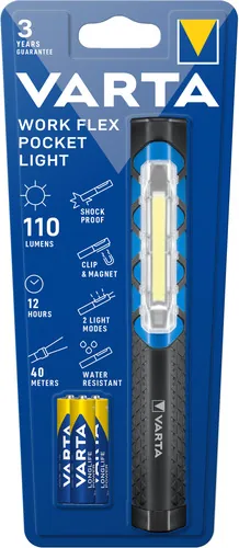 Varta 85131000 Black Hand flashlight COB LED