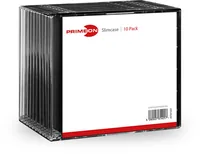 Primeon Hülle CD / DVD Slim Case - Produkttyp: Ersatzhüllen - Medientyp: CD - DVD - Nutzinhalt Gesamt: 1 Stück - Ausstattung: Sichtfenster - Verpackungseinheit: 10 Stück