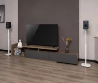 My Wall Standfuss Paar HS 23 Weiss - Paarweise: Ja - Detailfarbe: Weiss - Typ: Ständer - Eigenschaften: Unsichtbare Kabelführung - Höhenverstellbar - Maximale Tragkraft: 10 kg