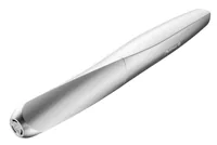 Pelikan Füllfederhalter Twist Metallic Medium (M), Silber - Strichstärke: Medium (M) - Set: Nein - Bedienungsseite Stift: Universal - Ergnonomisch Schreiben: Ja - Anwender: Jugendliche - Kinder - Schüler - Schriftfarbe: Königsblau