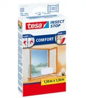 tesa Fliegengitter Insect Stop Comfort Fenster 1.3x1.3m weiss - Breite: 130 cm - UV Schutz: Nein - Für Schädling: Fluginsekten - Länge: 130 cm