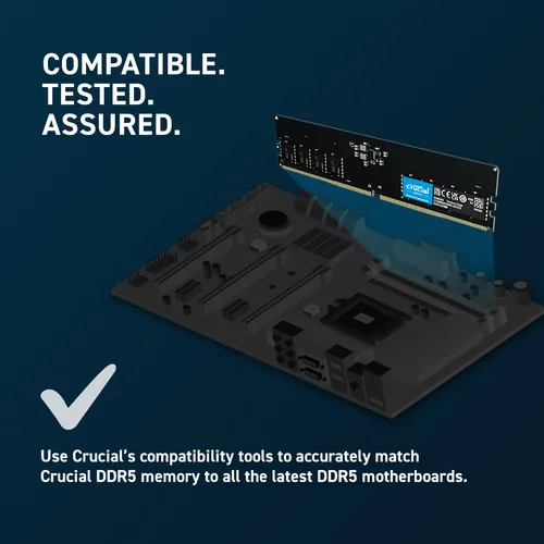 Crucial CT8G56C46U5 memory module 8 GB 1 x 8 GB DDR5 288-pin DIMM ECC