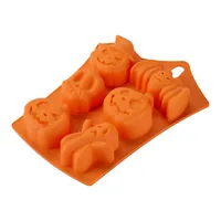 Zenker Backform Happy Halloween 1 Stück, Orange - Motiv: Kürbis - Totenkopf - Detailfarbe: Orange - Assortiert: Nein - Set: Nein - Backform Typ: Motiv-Backform - Material: Silikon