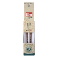 Prym 1530 Stricknadelspitzen Natural, kurz 4.00 mm, 8.7 cm, Birkenholz - Material: Holz - Produkttyp: Stricknadelspitzen