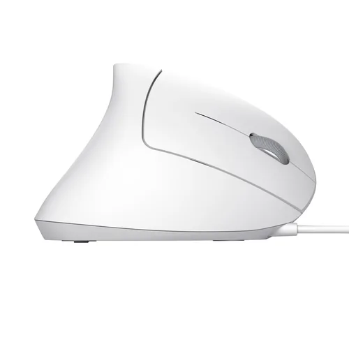Trust Verto Vertikale ergonomische Maus, Kabelgebunden - Weiß