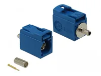 Delock FAKRA C Buchse 21 mm (kurz) zum Crimpen
