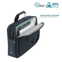 Mobilis 005040 briefcase Polycarbonate (PC), Polyester Black, Navy