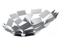 Alessi MT03 W serving basket Grey