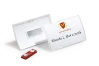DURABLE Namensschild ClickFold 90x54mm 821519 10 Stück mit Magnet