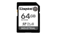 SD Card 64GB Kingston SDXC Industrial -40C to 85C retail