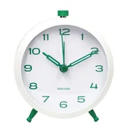 Karlsson Retro Mechanical alarm clock White, Green