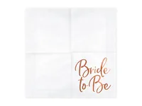 Partydeco Papierservietten Bride to be 33 cm x 33 cm, 20 Stück - Material: Papier - Grösse: 33 cm x 33 cm - Eigenschaften: Keine Eigenschaft - Anzahl Lagen: 3 - Motiv: Hochzeit - Produkttyp: Papierservietten
