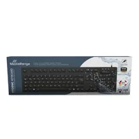 MediaRange kabelgeb. Hygiene-Tastatur,QWERTZ, IP68,1.5m, sw