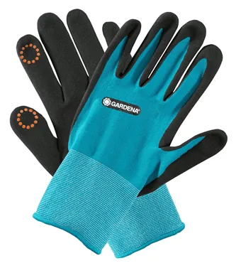 Gardena 11511-20 protective handwear Gardening gloves Black, Blue Elastane, Nitril, Polyester