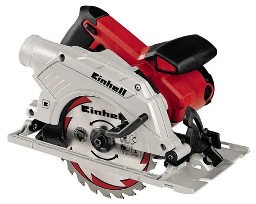 Einhell Handkreissäge TE-CS 165 - Ausstattung: Ohne Zubehör - Für Material: Holz - Set: Nein - Produktkategorie: Handkreissäge - Werkzeugaufnahme: Spindelarretierung - Akkusystem: Netzbetrieb (kein Akku)