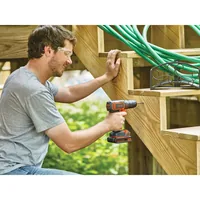 Black & Decker BDCDC18KB-QW drill Keyless Black, Orange