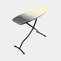 Brabantia Bügeltisch New Dawn - Bügelbrettbezug: Baumwolle (CO) - Ausstattung: Transportverriegelung - Kindersicherung - Höhenverstellbar: Ja - Breite: 45 cm - Detailfarbe: Gelb - Länge: 135 cm