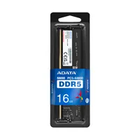 ADATA DDR5-RAM AD5U560016G-S 5600 MHz 1x 16 GB - Arbeitsspeicher Bauform: DIMM - Arbeitsspeicher-Typ: DDR5 - Arbeitsspeicher Geschwindigkeit: 5600 MHz - Arbeitsspeicher Pins: 288 - Fehlerkorrektur: Non-ECC - Anzahl Speichermodule: 1