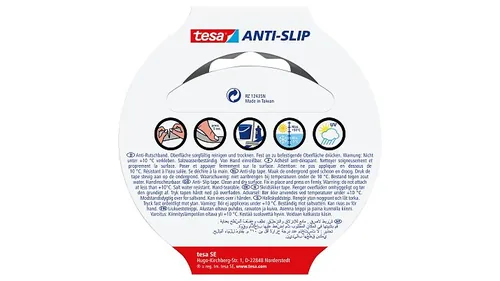 TESA 55588 Non-slip bath strip Black