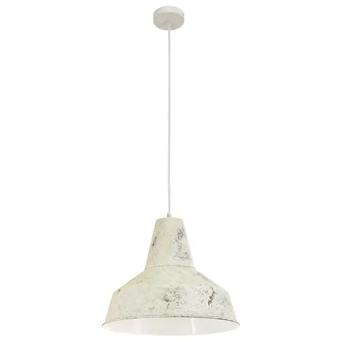 EGLO Leuchten Pendelleuchte SOMERTON 1x E27 Weiss - Betriebsart: Netzbetrieb - Lampensockel: E27 - Farbtemperatur Kelvin: Je nach Leuchtmittel - Gesamtleistung: 60 W - Farbwiedergabeindex CRI: 0 - Dimmbar: dimmbar
