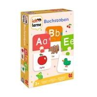 Jumbo Kinderspiel Ich lerne Buchstaben - Sprache: Deutsch - Kategorie: Lernspiel - Altersempfehlung ab: 3 Jahren - Spieldauer: 15 min - Min. Anzahl Spieler: 1 - Max. Anzahl Spieler: 4