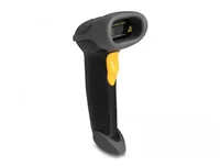DeLOCK USB Barcode Scanner 1D with connection cable and stand - Laser - black