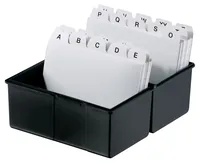 HAN Karteibox A7 4.95 schwarz für 300 Karten
