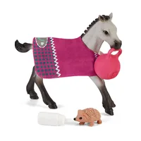 Schleich Spielfigurenset Horse Club Spielspass mit Fohlen - Themenbereich: Horse Club - Altersempfehlung ab: 5 Jahren