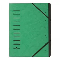PAGNA Ordnungsmappe A4 40058-03 grün 7-teilig