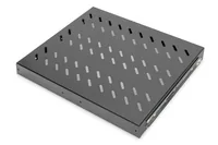 DIGITUS Fachboden 1HE 30x483x385mm bis 25kg schwarz auszieh