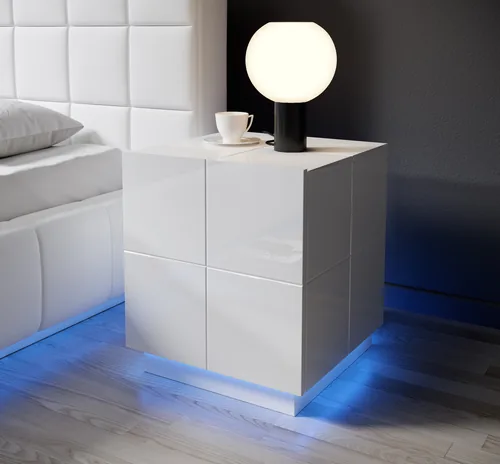 Cama REJA bedside table light blue