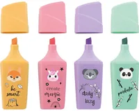Eberhard Faber Textmarker Mini Animal 4 Stück - Set: Ja - Marker-Art: Leuchtmarker - Eigenschaft-Stift: Pastell