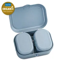 Koziol Lunchbox Pascal Ready Mini Blau - Materialtyp: Biokunststoff - Unterteilungsmöglichkeit: Nein - Material: Biozirkulärer Kunststoff - Detailfarbe: Blau - Mikrowellenfest: Ja - Spülmaschinenfest: Ja