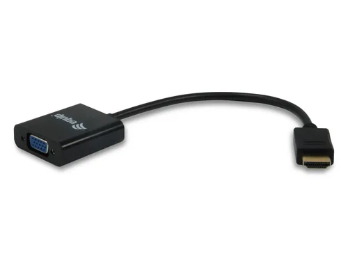 Equip Adapter - HDMI - VGA - 0,25m - Black