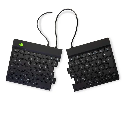 BREAK ERGONOM KEYBOARD QWERTZ DE BLACK WIRED