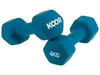 KOOR F00914 dumbbell Fixed-weight dumbbell 4 kg 2 pc(s)