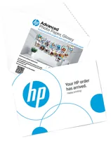 HP Adv Photo Paper Glossy 5x5in20Sht Ricoperto con moquette