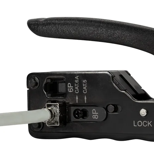 Logilink Crimpzange für CAT.5eCAT.6CAT.6ACAT7RJ1112 sch