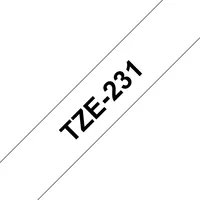 BROTHER Band weiss/schwarz 12mm/8m