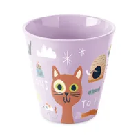 Koziol Trinkbecher Nora M Purrs Reasons 300 ml, 1 Stück, Mehrfarbig - Glas Typ: Trinkbecher - Material: Kunststoff - Detailfarbe: Mehrfarbig - Höhe: 8.9 cm - Volumen: 300 ml