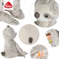 fehn Kuscheltier Faultier XL - Plüschtierart: Kuscheltier - Altersempfehlung ab: Geburt - Kategorie: Tier - Tierart: Faultier - Detailfarbe: Beige - Grau - Höhe: 46 cm