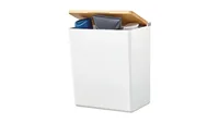 tesa Baboo Aufbewahrungsbox L, Weiss - Befestigung: Wand - Material: Kunststoff - Bambus - Farbe: Weiss