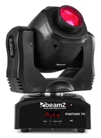 BeamZ Moving Head Panther 70 - Typ: Moving Head - Leuchtmittel: LED - Ausstattung: Gobo - Farbwechsler - DMX-fähig - Inkl. Fernbedienung - Funktionen: Spot