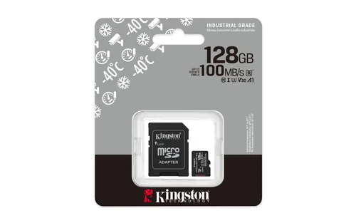 SD MicroSD Card 128GB Kingston SDHC Class10 w.A retail