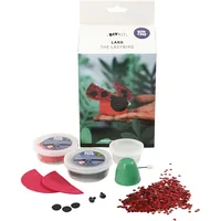 Creativ Company Modellier-Set Silk Clay Marienkäfer, 1 Set - Packungsgrösse: 1 Stück - Set: Ja - Anwender: Kinder - Detailfarbe: Mehrfarbig - Modelliermasse Art: Modellier-Set - Trocknung: Lufttrocknend